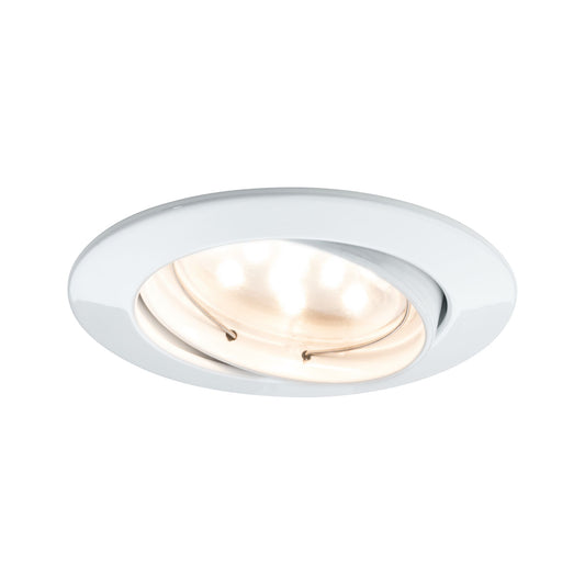 Paulmann Premium EBL Set Coin dim klr rd schw LED 3x7W 2700K 230V 51mm Ws matt/Alu Zink