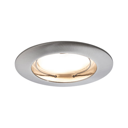 Paulmann Premium EBL Set Coin dim sat rund st LED 3x7W 2700K 230V 51mm Eisen g/Alu Zink