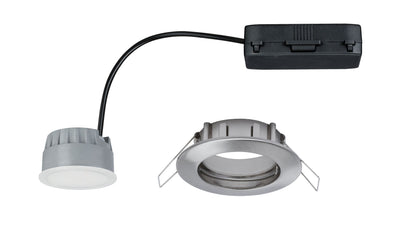 Paulmann Premium EBL Set Coin dim sat rund st LED 3x7W 2700K 230V 51mm Eisen g/Alu Zink