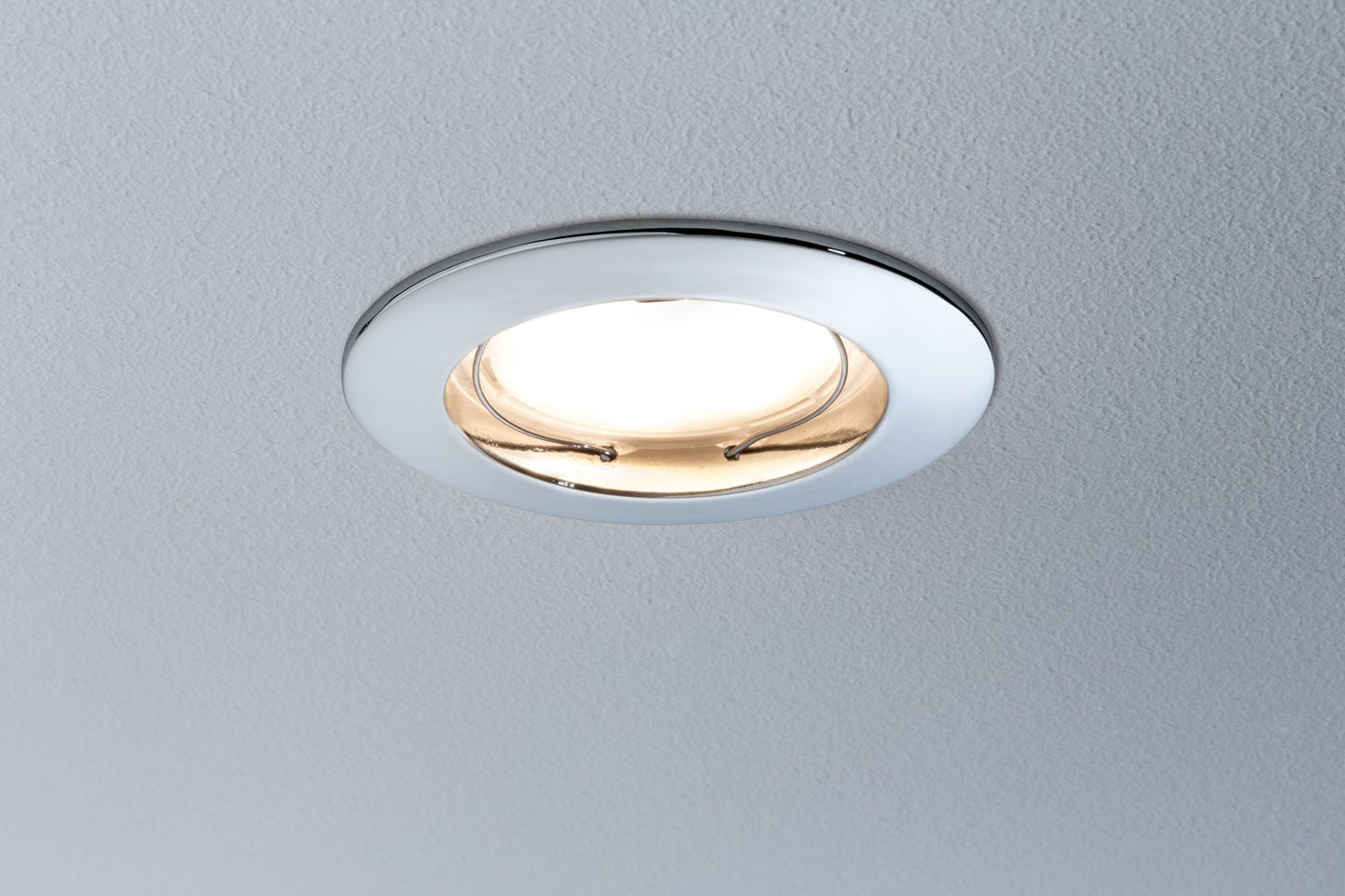 Paulmann Premium EBL Set Coin dim sat rund st LED 3x7W 2700K 230V 51mm Chrom/Alu Zink
