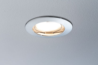 Paulmann Premium EBL Set Coin dim sat rund st LED 3x7W 2700K 230V 51mm Chrom/Alu Zink
