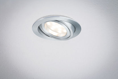 Paulmann Premium EBL Set Coin dim sat rd schw LED 3x7W 2700K 230V 51mm Alu ged/Alu Zink