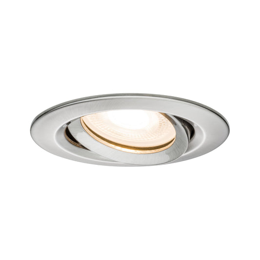 Paulmann EBL Set Nova Plus IP65 schwenkbar LED 1x 7W 230V GU10 51mm Eisen geb/Alu Zink