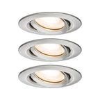 Paulmann EBL Set Nova Plus IP65 schwenkbar LED 3x 7W 230V GU10 51mm Eisen geb/Alu Zink