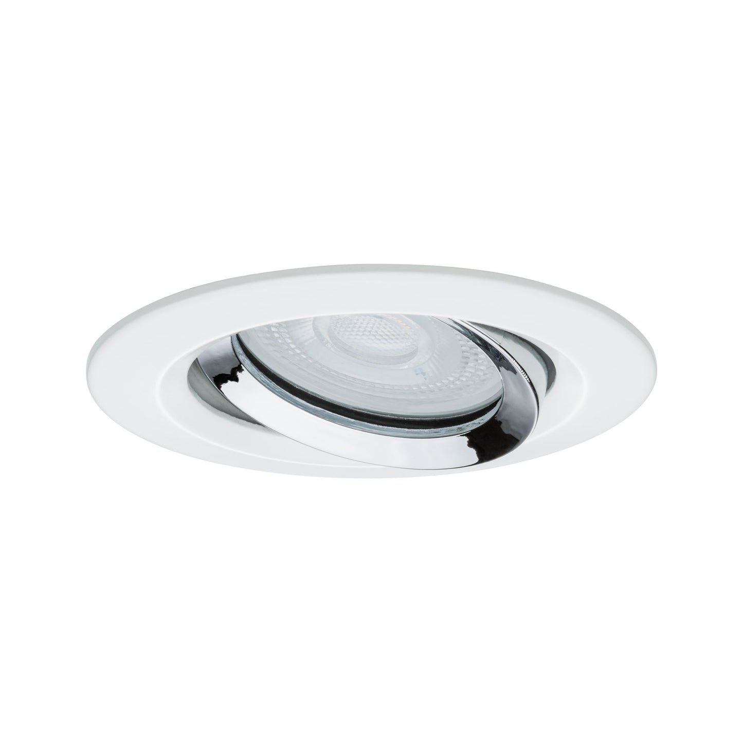 Paulmann EBL Set Nova Plus IP65 schwenkbar LED 1x 7W 230V GU10 51mm Ws matt-Chrom/Alu Zi
