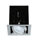 Paulmann Premium EBL Set Cardano 1x7W 460lm 230V 108x108mm Titan/Metall