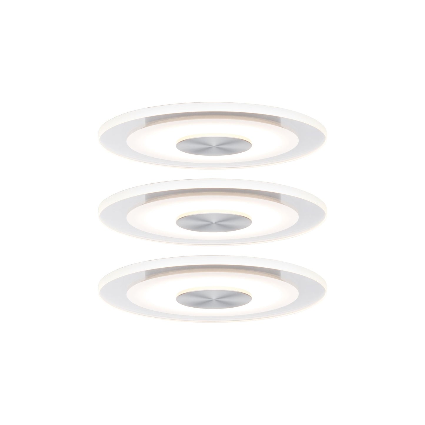 Paulmann Premium EBL Set Whirl rd dim LED 3x4,9W 230V 120mm Alu gedreht/Satin Alu/Acryl