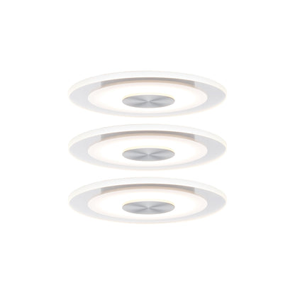 Paulmann Premium EBL Set Whirl rd dim LED 3x4,9W 230V 120mm Alu gedreht/Satin Alu/Acryl