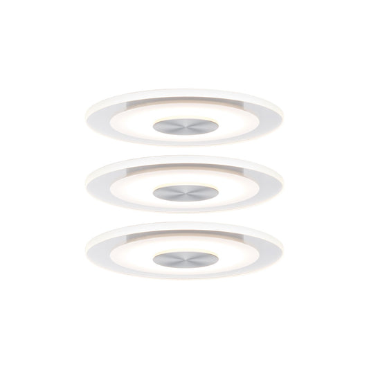 Paulmann Premium EBL Set Whirl rd dim LED 3x4,9W 230V 120mm Alu gedreht/Satin Alu/Acryl