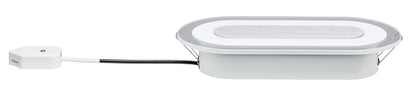 Paulmann Premium EBL Set Whirl oval LED 1x8W 230V 115x230mm Alu gedreht/Sat Alu/Acryl