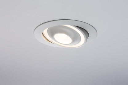 Paulmann Premium EBL Set Drip schwenkbar dimmbar 1x8W 230V Weiß/Alu