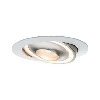 Paulmann Premium EBL Set Drip schwenkbar dimmbar 1x8W 230V Weiß Champagne-Gold/Alu