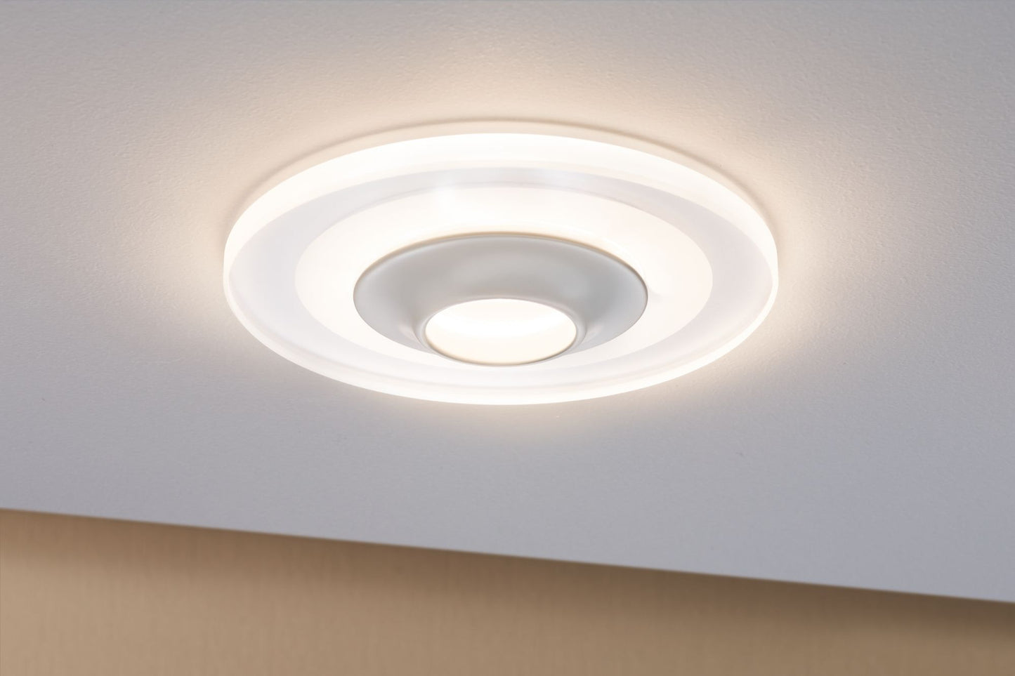 Paulmann Premium EBL Set Drip starr dimmbar 1x8W 230V 51mm Weiß/Alu