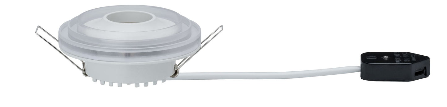 Paulmann Premium EBL Set Drip IP44 starr dimmbar 1x8W 230V Weiß/Alu
