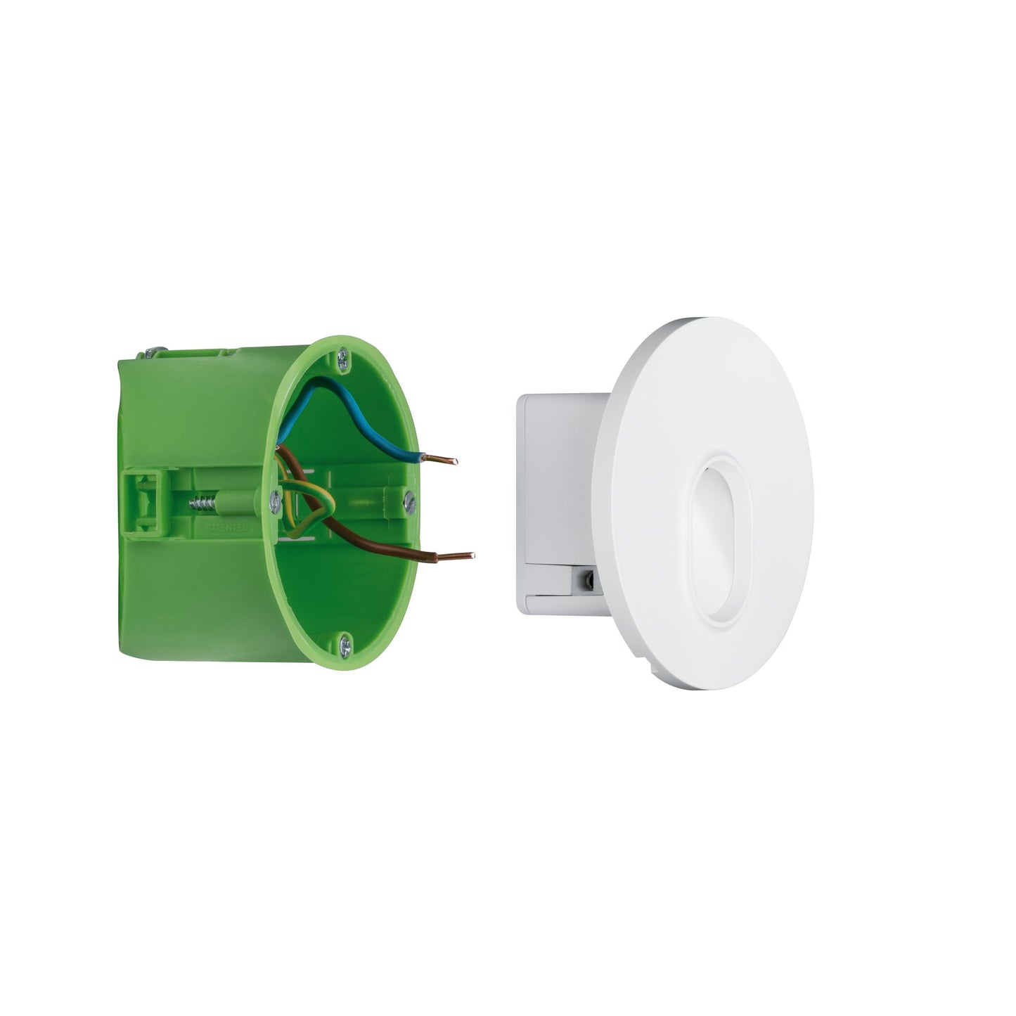 Paulmann Wand EBL Set rund 1x1,7W 2700K 230V Weiß/Kunststoff