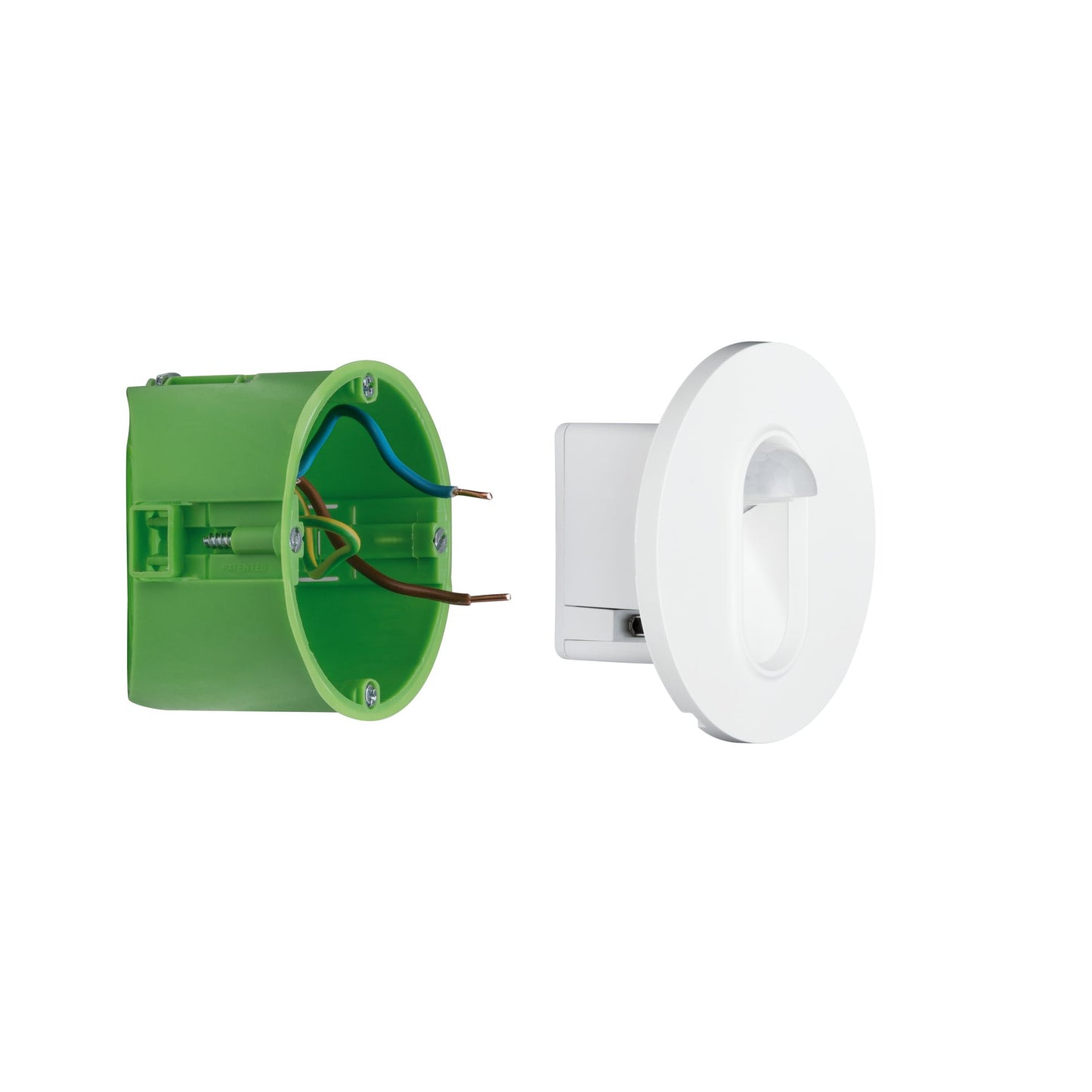 Paulmann Wand EBL Set Sensor rund 1x2,7W 2700K 230V Weiß/Kunststoff