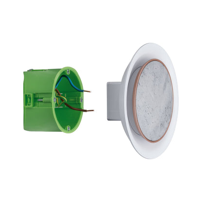 Paulmann Wand EBL Set Neordic 1x2,5W 2700K 230V 230V Beton Weiß matt/Kunststoff