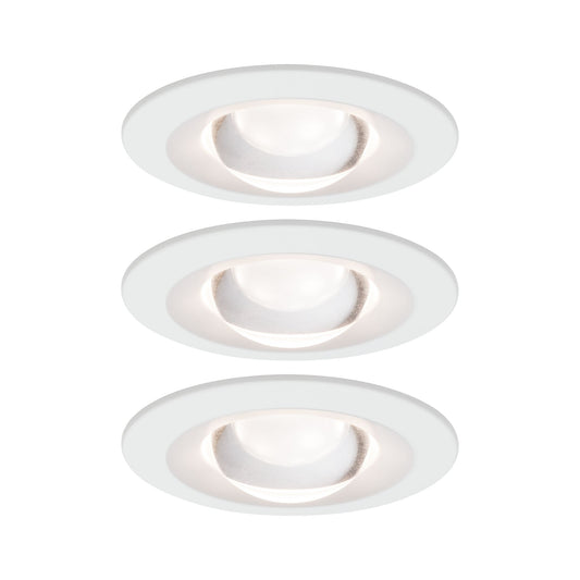 Paulmann Premium EBL Set Name starr dim LED 3x6,8W 2700K 230V Weiß matt