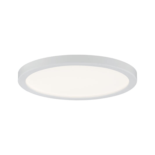 Paulmann EBL Set Panel Areo rund dim IP44 1x8W 3000K 230V 120mm Weiß matt/Kunststoff