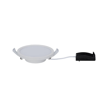Paulmann EBL Set Panel Areo rund dim IP44 1x8W 3000K 230V 120mm Weiß matt/Kunststoff