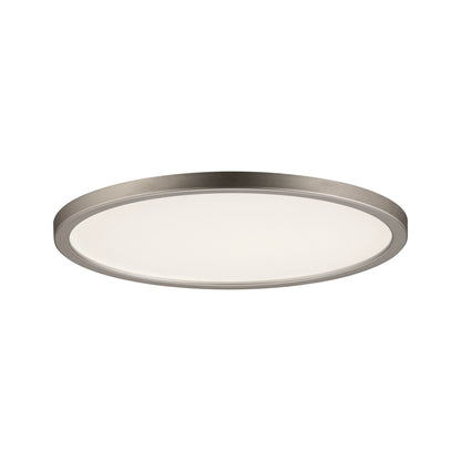 Paulmann EBL Set Panel Areo rund dim IP44 1x12W 3000K 230V 180mm Nickel matt/Kunstoff