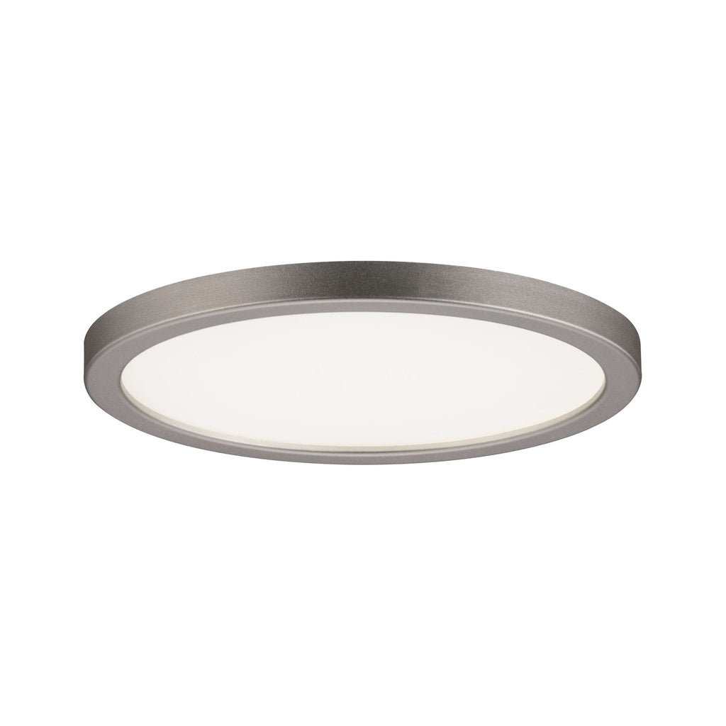 Paulmann EBL Set Panel Areo rund dim IP44 1x8W 3000K 230V 120mm Nickel matt/Kunstoff