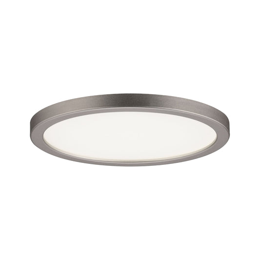 Paulmann EBL Set Panel Areo rund dim IP44 1x8W 3000K 230V 120mm Nickel matt/Kunstoff