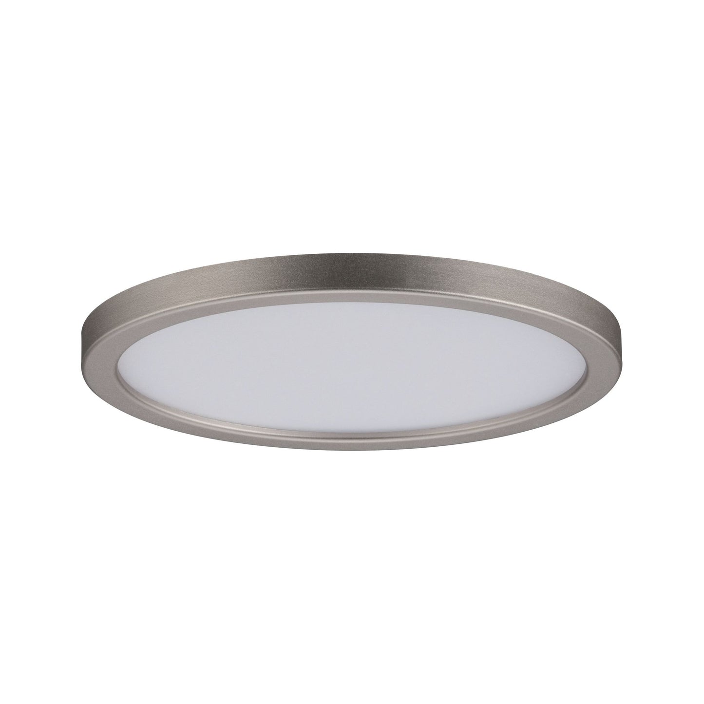 Paulmann EBL Set Panel Areo rund dim IP44 1x8W 3000K 230V 120mm Nickel matt/Kunstoff