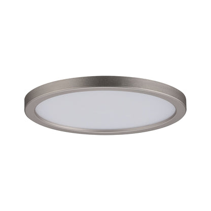 Paulmann EBL Set Panel Areo rund dim IP44 1x8W 3000K 230V 120mm Nickel matt/Kunstoff