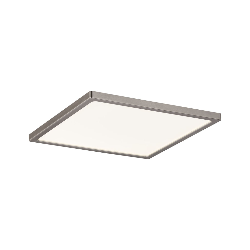 Paulmann EBL Set Panel Areo eckig dim IP44 1x12W 3000K 230V 180x180mm Nickel matt/Kunstst