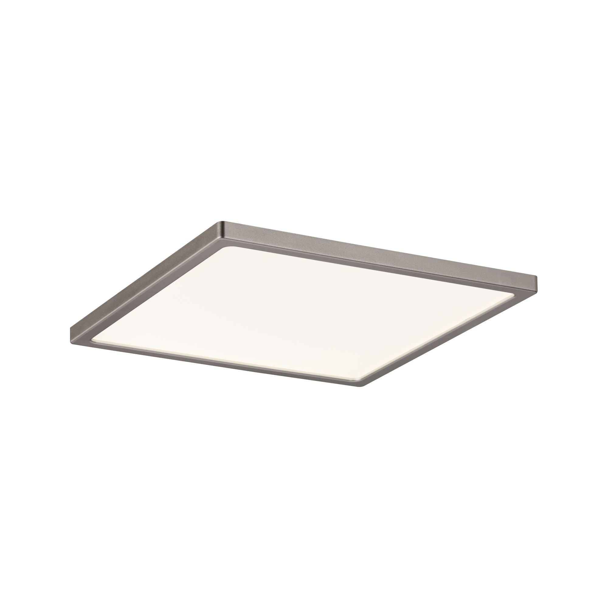 Paulmann EBL Set Panel Areo eckig dim IP44 1x12W 3000K 230V 180x180mm Nickel matt/Kunstst