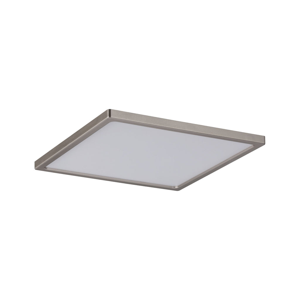 Paulmann EBL Set Panel Areo eckig dim IP44 1x12W 3000K 230V 180x180mm Nickel matt/Kunstst