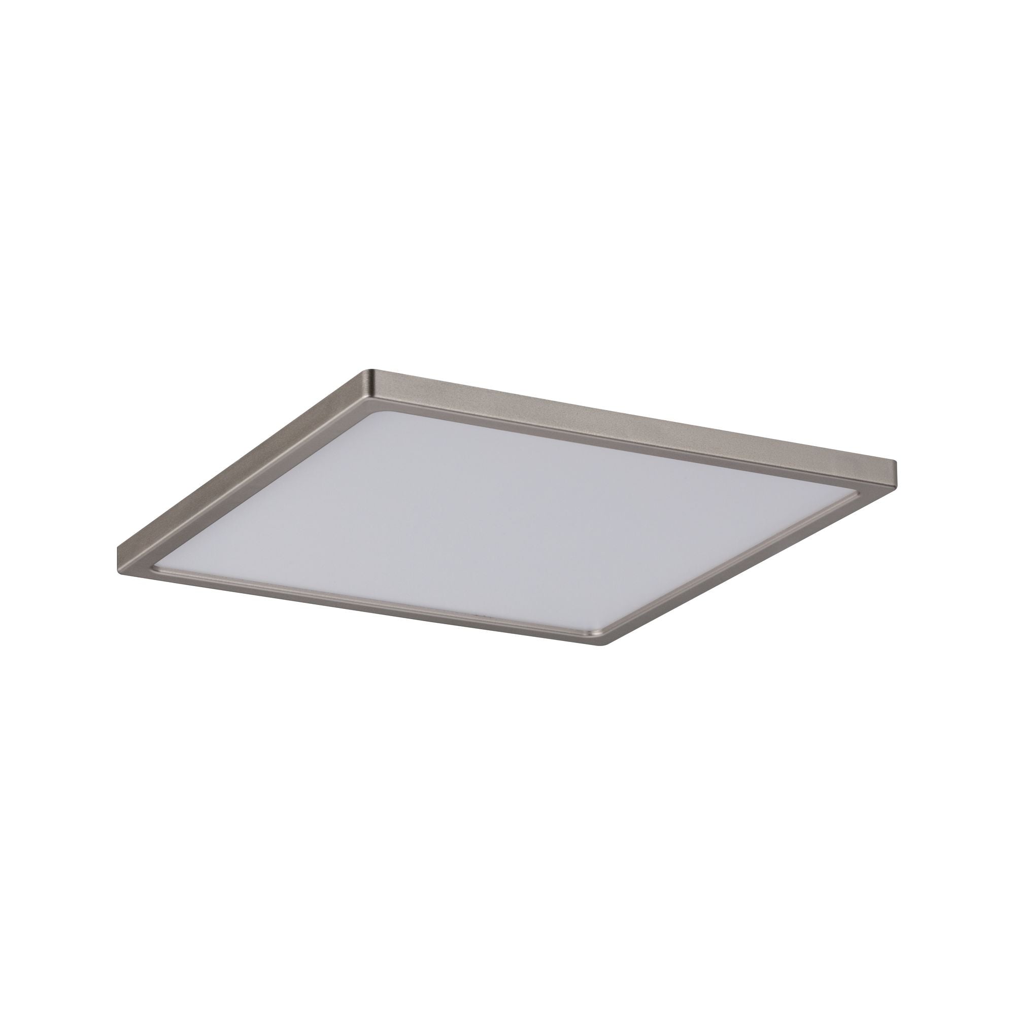Paulmann EBL Set Panel Areo eckig dim IP44 1x12W 3000K 230V 180x180mm Nickel matt/Kunstst