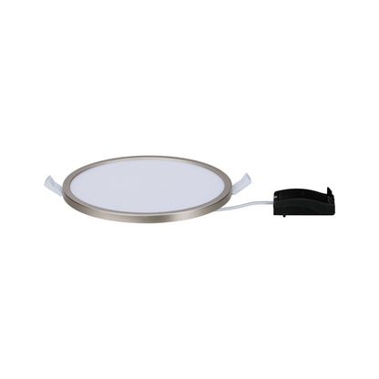 Paulmann EBL Set Panel Areo rund IP23 LED 1x12W 3000K 230V 180mm Nickel matt/Kunststoff