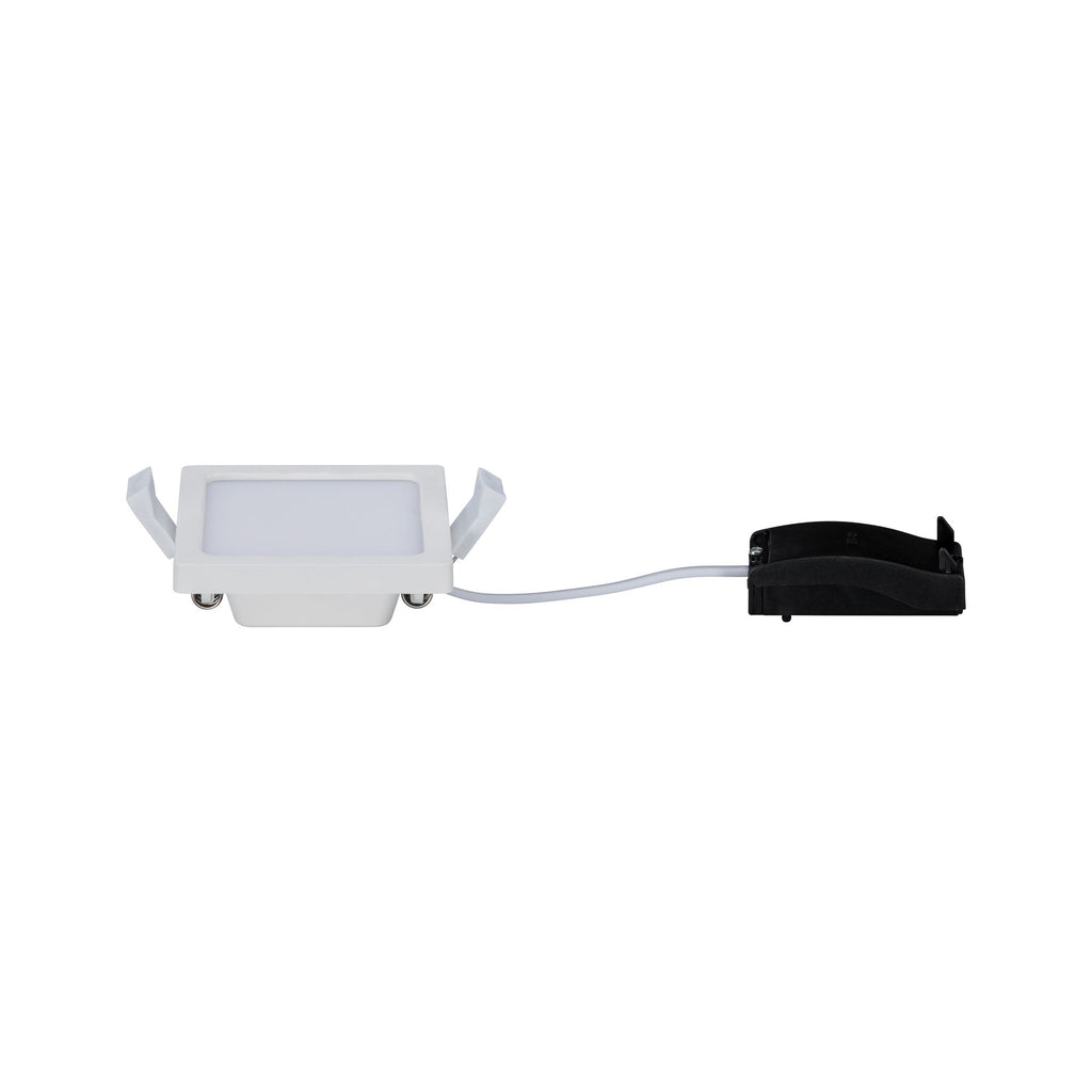 Paulmann EBL Set Panel Areo eckig IP23 LED 1x5W 3000K 230V 80x80mm Weiß matt/Kunstst