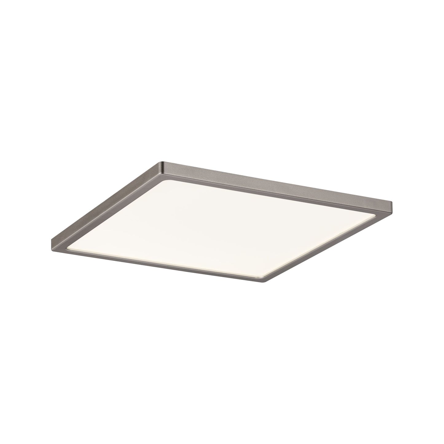 Paulmann EBL Set Panel Areo eckig IP23 LED 1x12W 3000K 230V 180x180mm Nickel matt/Kunstst