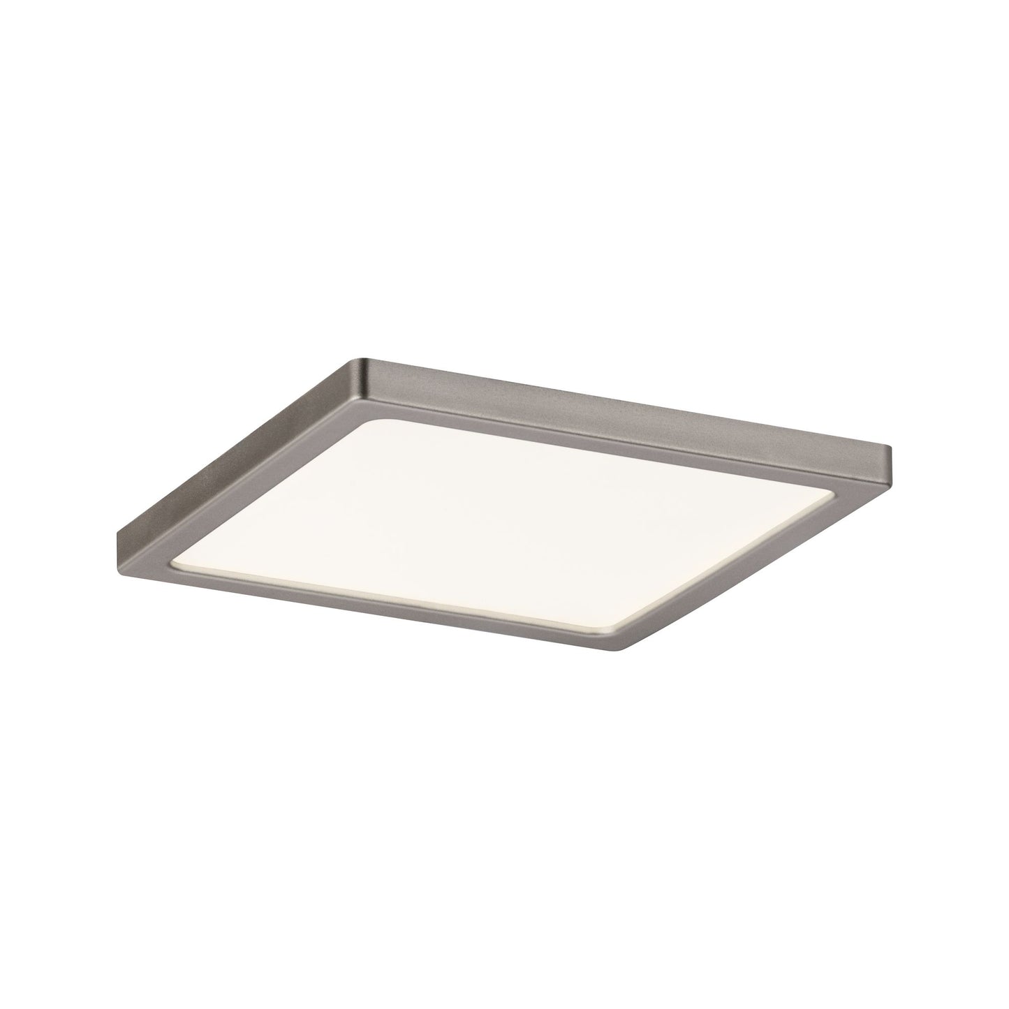 Paulmann EBL Set Panel Areo eckig IP23 LED 1x8W 3000K 230V 120x120mm Nickel matt/Kunstst