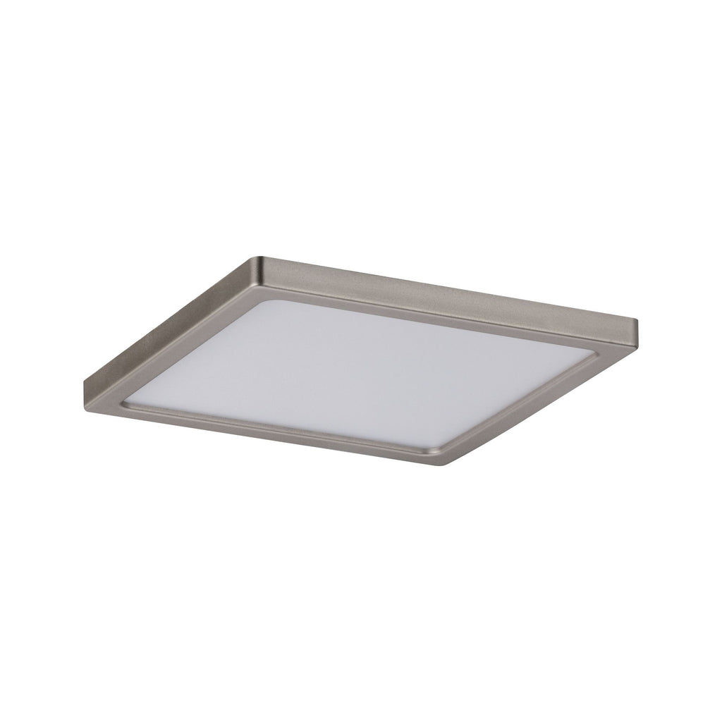 Paulmann EBL Set Panel Areo eckig IP23 LED 1x8W 3000K 230V 120x120mm Nickel matt/Kunstst