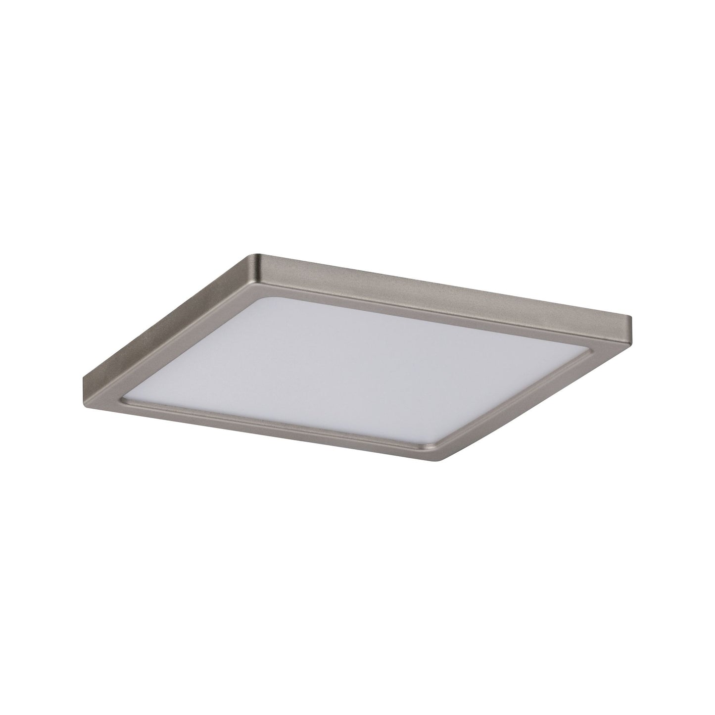 Paulmann EBL Set Panel Areo eckig IP23 LED 1x8W 3000K 230V 120x120mm Nickel matt/Kunstst