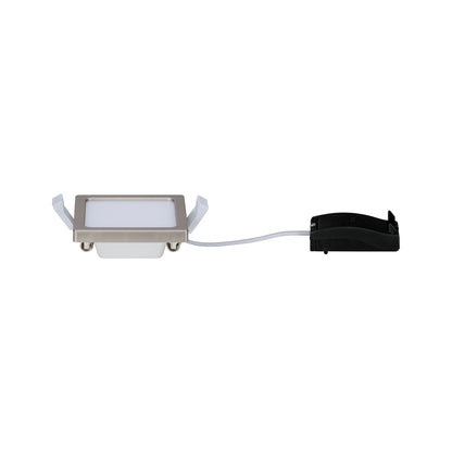 Paulmann EBL Set Panel Areo eckig IP23 LED 1x5W 3000K 230V 80x80mm Nickel matt/Kunstst