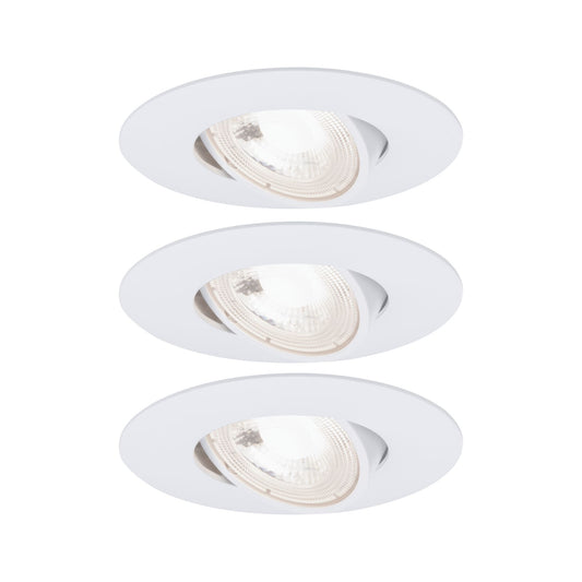 Paulmann EBL Set schwenkbar LED 3x5W/450lm 230V 3000K Weiß