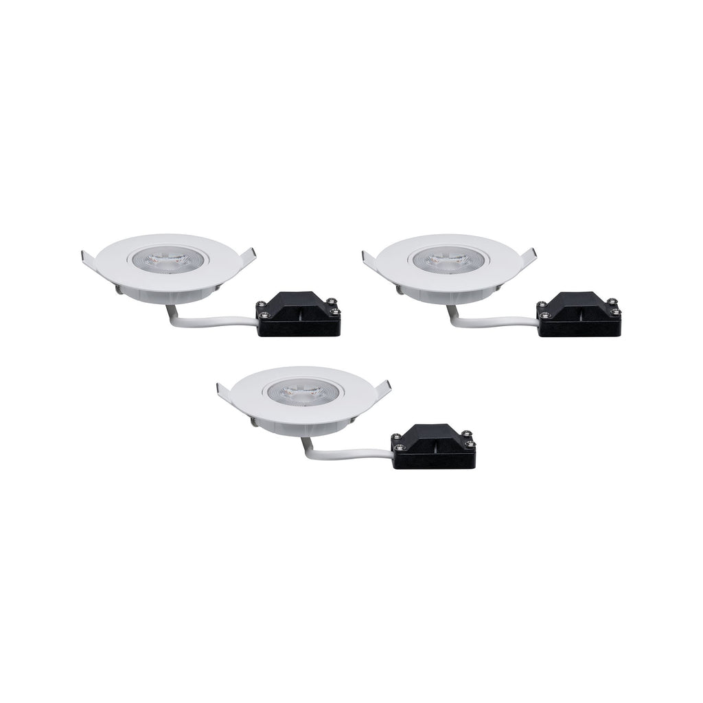 Paulmann EBL Set schwenkbar LED 3x5W/450lm 230V 3000K Weiß
