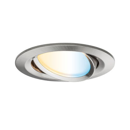 Paulmann Smart Home Zigbee LED Einbauleuchten-Set Nova Plus 3x6W Eisen gebürstet