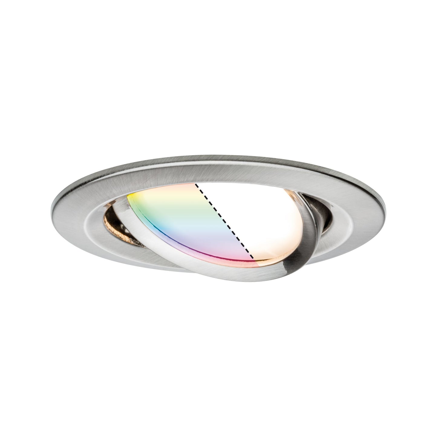 Paulmann Smart Home Zigbee LED Einbauleuchten-Set Nova Plus 3x5,2W Eisen gebürstet