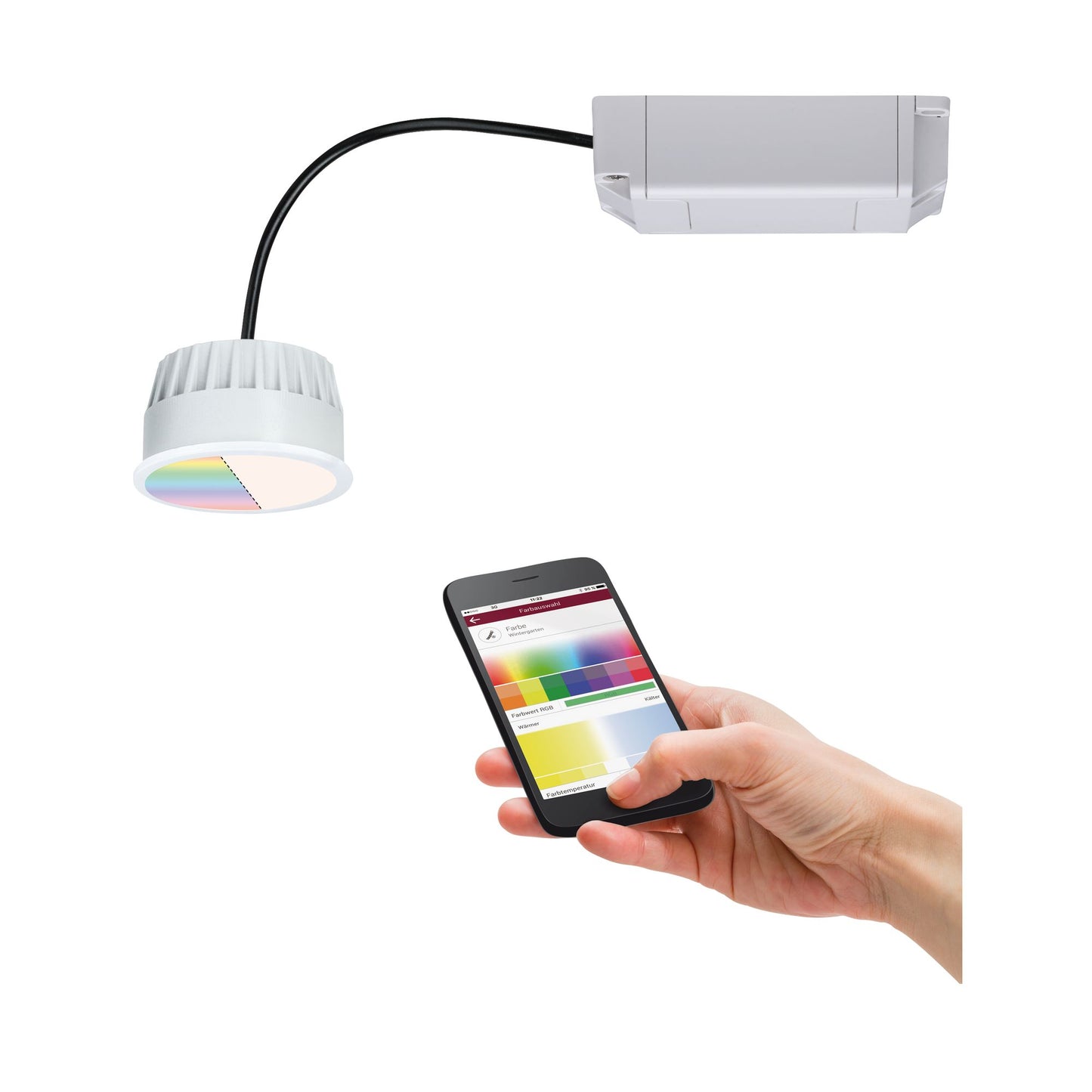 Paulmann LED Coin ZigBee RGBW 2,5W 230V 51mm
