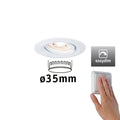 Paulmann EBL Set Nova mini Plus Coin EasyDim schwenkb 1x4,2W 2700K 230V Weiß matt/Alu