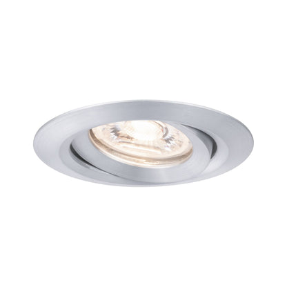 Paulmann EBL Set Nova mini Plus Coin EasyDim schwenkb 1x4,2W 2700K 230V Alu gedr/Alu