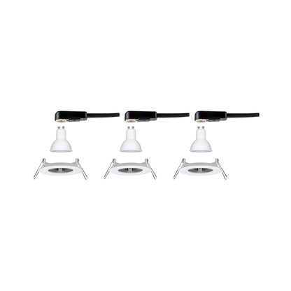 Paulmann Einbauleuchte LED Nova rund 3x6,5W GU10 Weiß matt 4000K starr