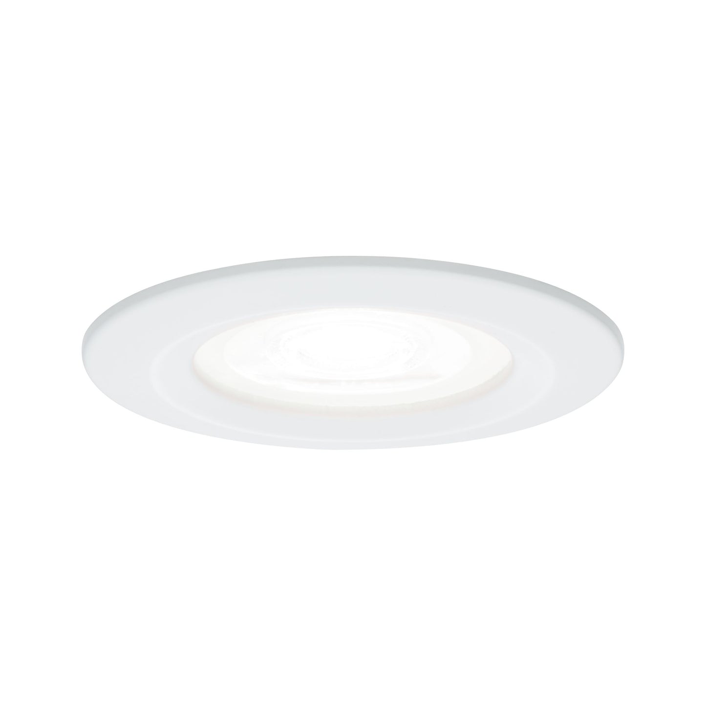 Paulmann EBL Set Nova rd starr LED IP44 3-stepdim 1x6,5W 4000K GU10 51mm weiß/Alu Zink