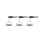 Paulmann Einbauleuchte LED Nova rund 3x6,6W GU10 Eisen gebürstet 4000K starr 3-Stufen-dimmbar